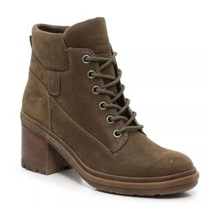 Crown Vintage Olive Green Combat Boots